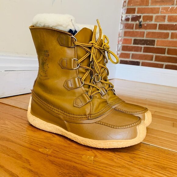 Sorel Caribou Vintage Kaufman Canada Men\'s Size 8 Lined Hard Weather Boots main image 8